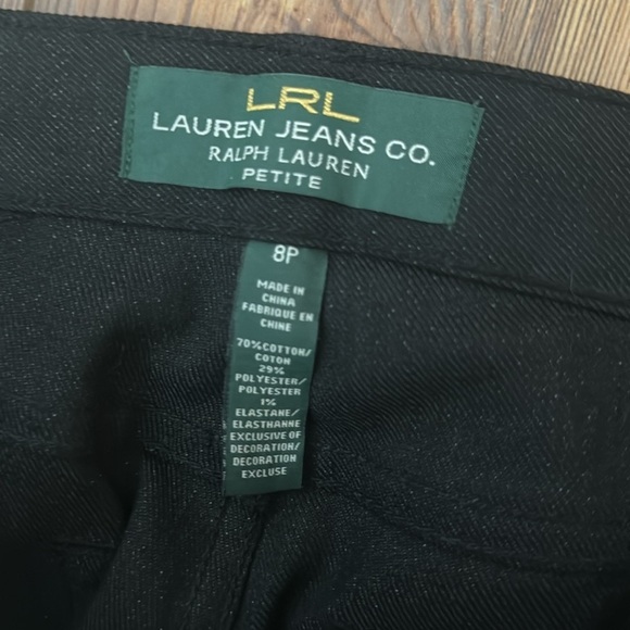 Ralph Lauren Jeans snake black size 8P - Picture 4 of 8